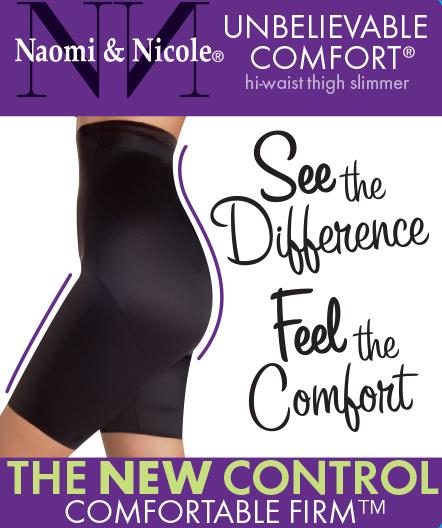 Naomi & Nicole Women's Unbelievable Comfort Hi-Waist Long Leg