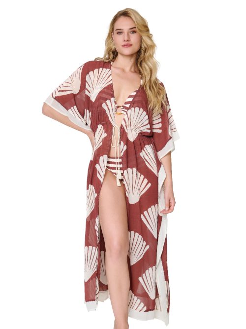 LingaDore Kimono Sable stripe