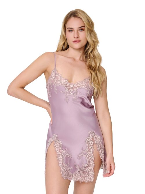 LingaDore satín náttkjóll Taupe
