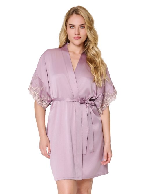 LingaDore Kimono, satín Taupe