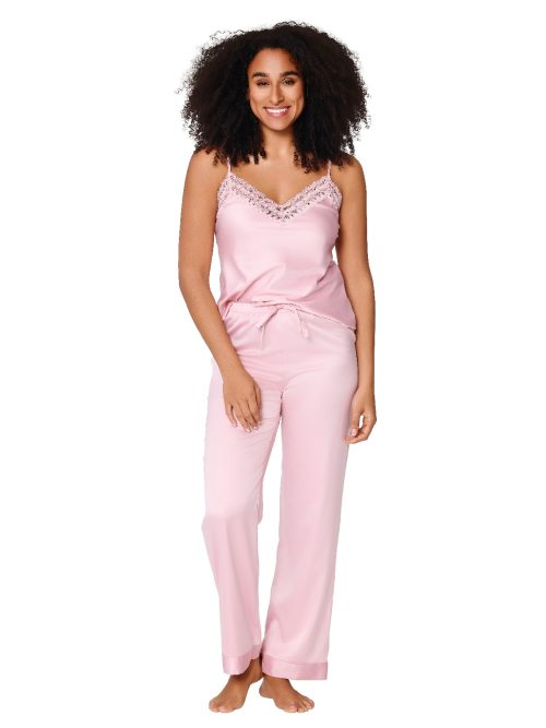LingaDore Satín náttfatasett Roze