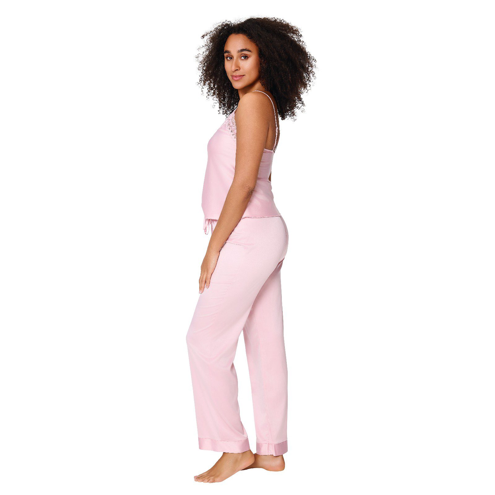 LingaDore Satín náttfatasett Roze - Image 3