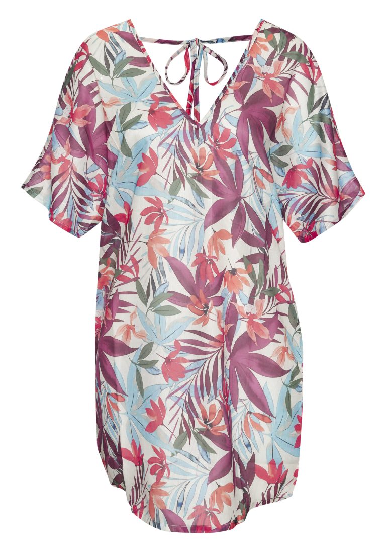 BL5303 LS flower print creme