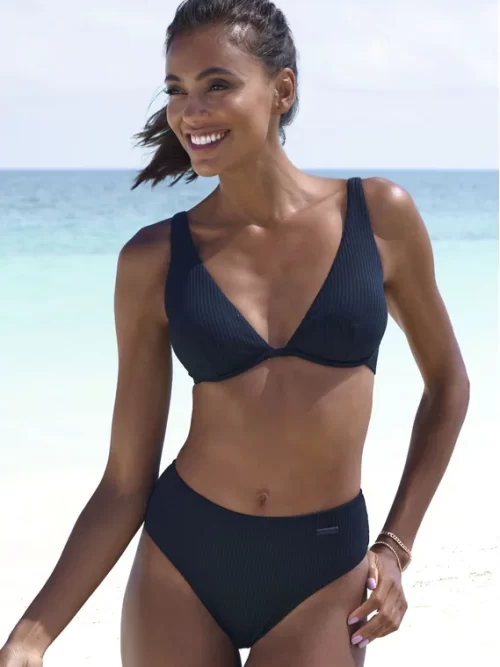 Lascana Nature Bikinísett Black